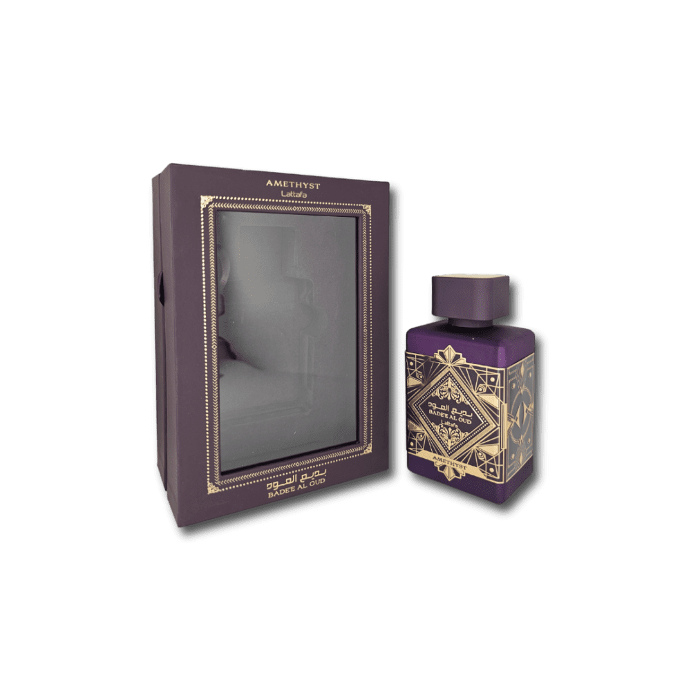 Lattafa Badee Al Oud - Amethyst perfume box