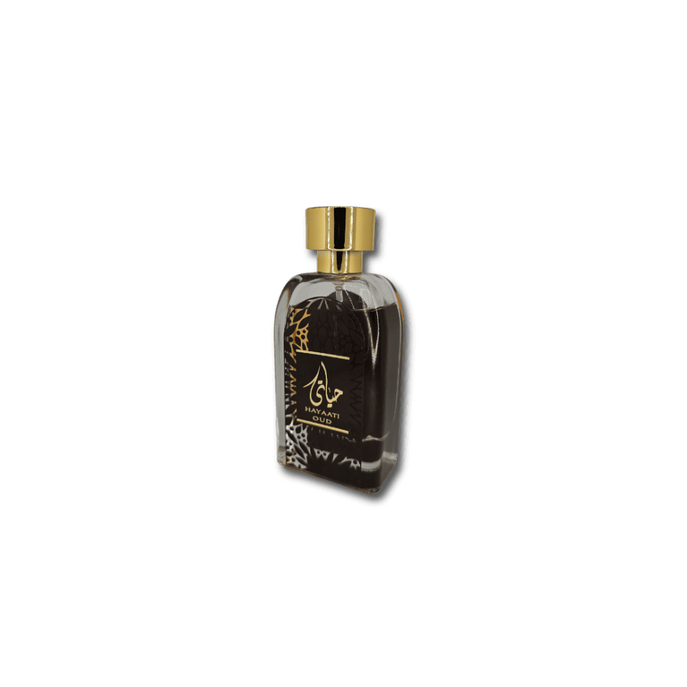 Lattafa Hayaati Oud Perfume Bottle