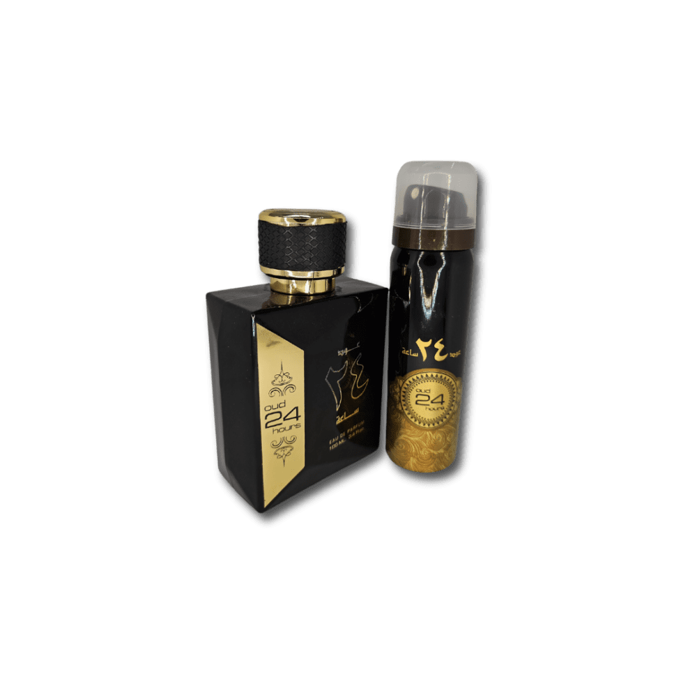 Ard Al Zaafaran Intense Oud 24 Hours Bottle and Deodorant