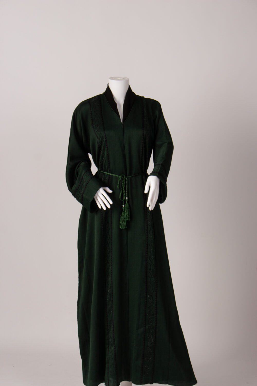 Zoom Bee Abaya Green Front